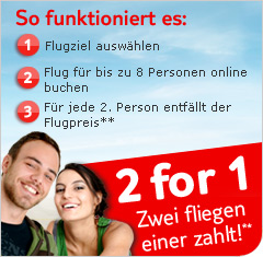 tuifly-2for1_de tuifly 2for1 de Tuifly: 2 for 1 zahl nur die Hälfte dein Partner fliegt kostenlos mit