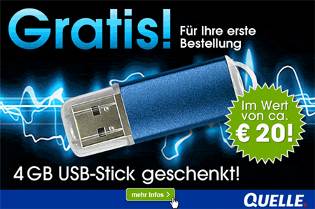 4 giga usb stick quelle gratisartikel Quelle: neuer Gratisartikel   4GB USB Stick geschenkt!