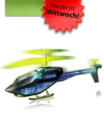 silverlit picooz glow in the dark guut guut: PicooZ Helikopter „Glow in the Dark“. Nachtaktiver Flugkünstler für 19€ statt 29€
