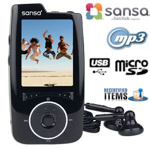sandisk-sansa-4gb-black-multimedia-mp3-player-recertified sandisk sansa 4gb black multimedia mp3 player recertified Ibood: Sandisk Sansa 4GB Black Multimedia MP3 Player für 29€ statt 79€