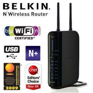 Belkin F5D8235nv4 Kabelloser N+ Router mit USB-Anschluss für 49€ statt 89€ Belkin F5D8235nv4 Kabelloser N+ Router mit USB-Anschluss für 49€ statt 89€