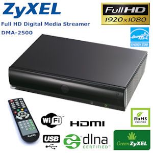 ZyXEL DMA-2500 Full-HD Digital Media Player ZyXEL DMA-2500 Full-HD Digital Media Player